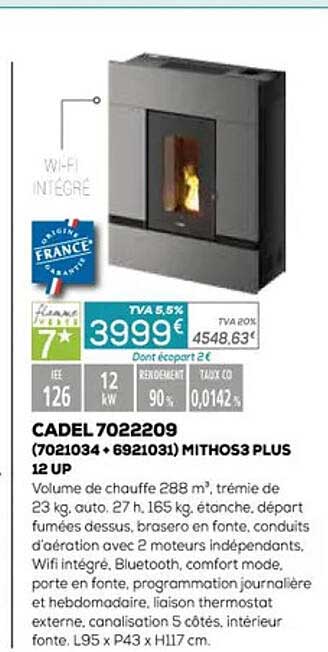 Cadel 7022209 (7021034 + 6921031) Mithos3 Plus 12 Up