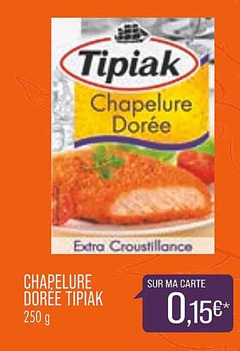 chapelure dorée tipiak