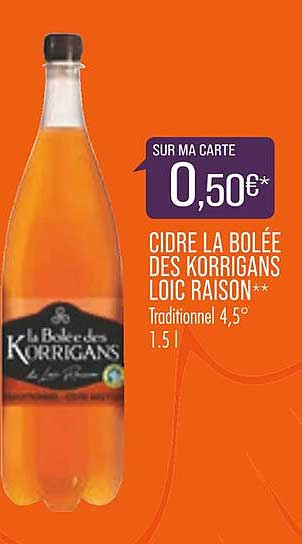 cidre la bolée des korrigans loïc raison
