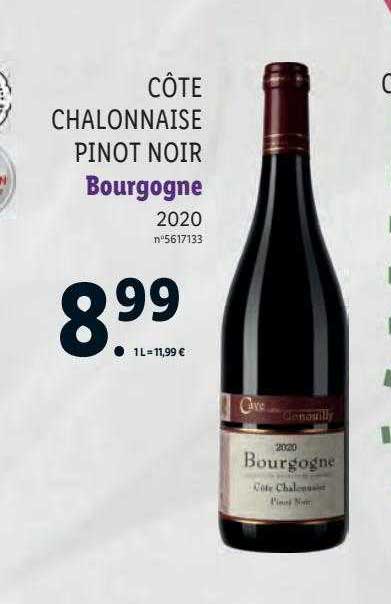côte chalonnaise pinot noir bourgogne 2020