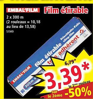 Embal'film Film étirable