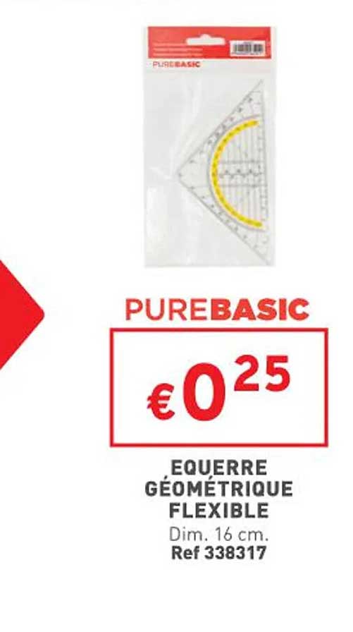 équerre géométrique flexible purebasic