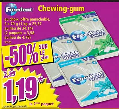 freedent chewing-gum
