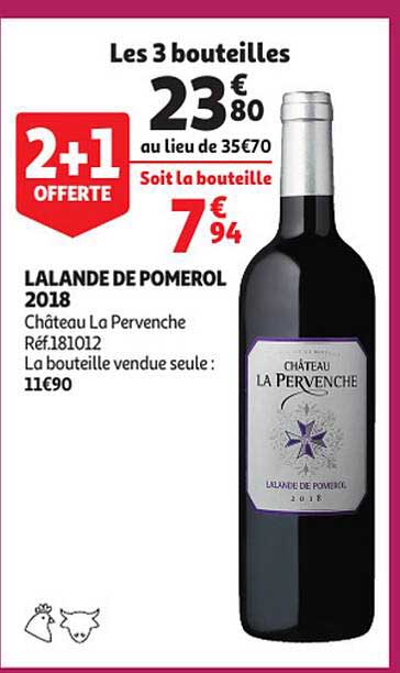 lalande de pomerol 2018 château la pervenche