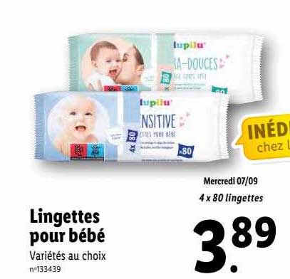 Lingettes Pour Bébé Lupilu