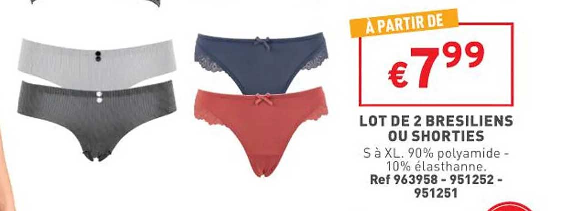 Lot De 2 Bresiliens Ou Shorties