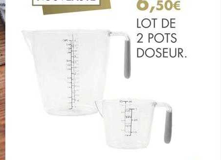 Lot De 2 Pots Doseur