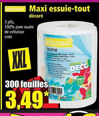 maxi essuie-tout décoré lalynea