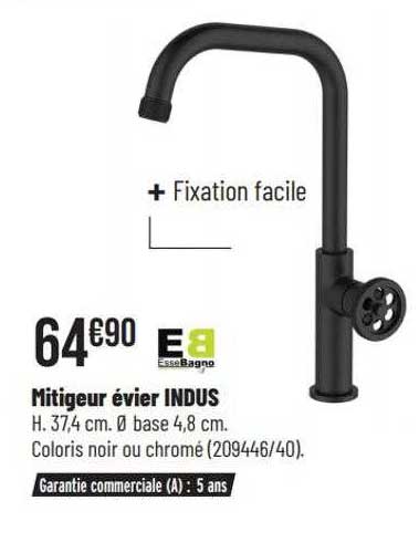 mitigeur évier indus
