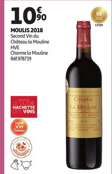 moulis 2018 second vin du château la mouline