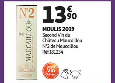 moulis 2019 second vin du château maucaillou