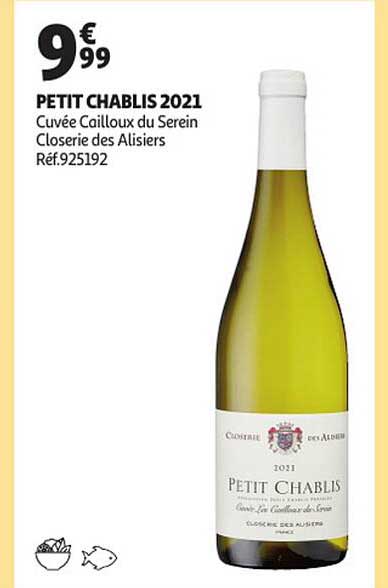 petit chablis 2021 cuvée cailloux du serein closerie des alisiers