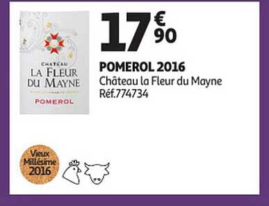 pomerol 2016 château la fleur de mayne