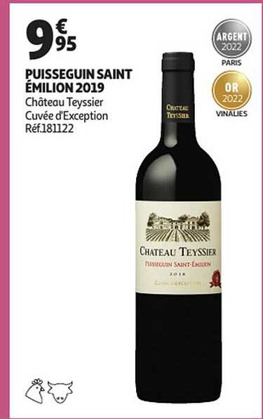 puisseguin saint émilion 2019 château teyssier