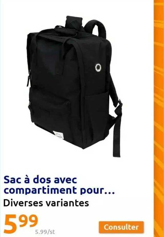 sac à dos avec compartiment pour...
