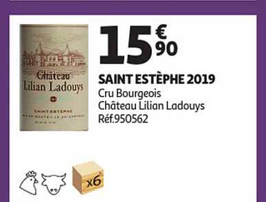 saint estèphe 2019 cru bourgeois château lilian ladouys