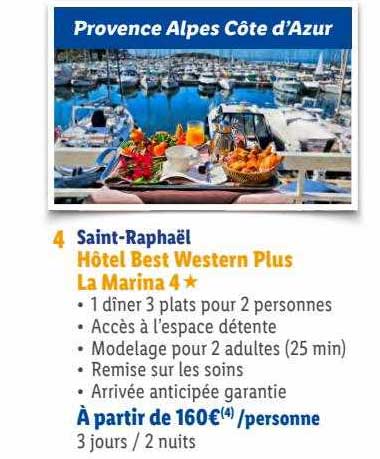 saint-raphaël hôtel best western plus la marina 4*