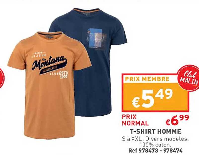 t-shirt homme