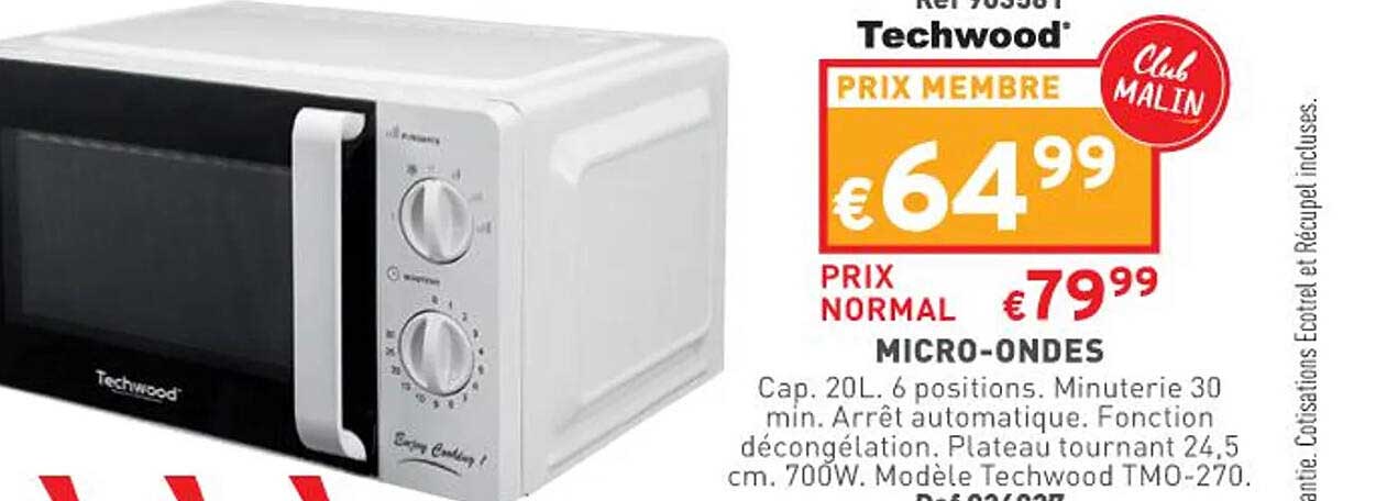 techwood micro-ondes
