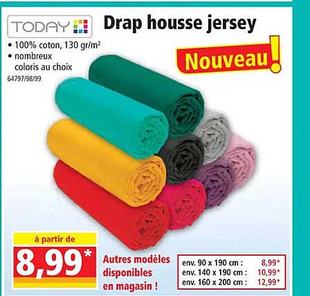 Today Drap Housse Jersey