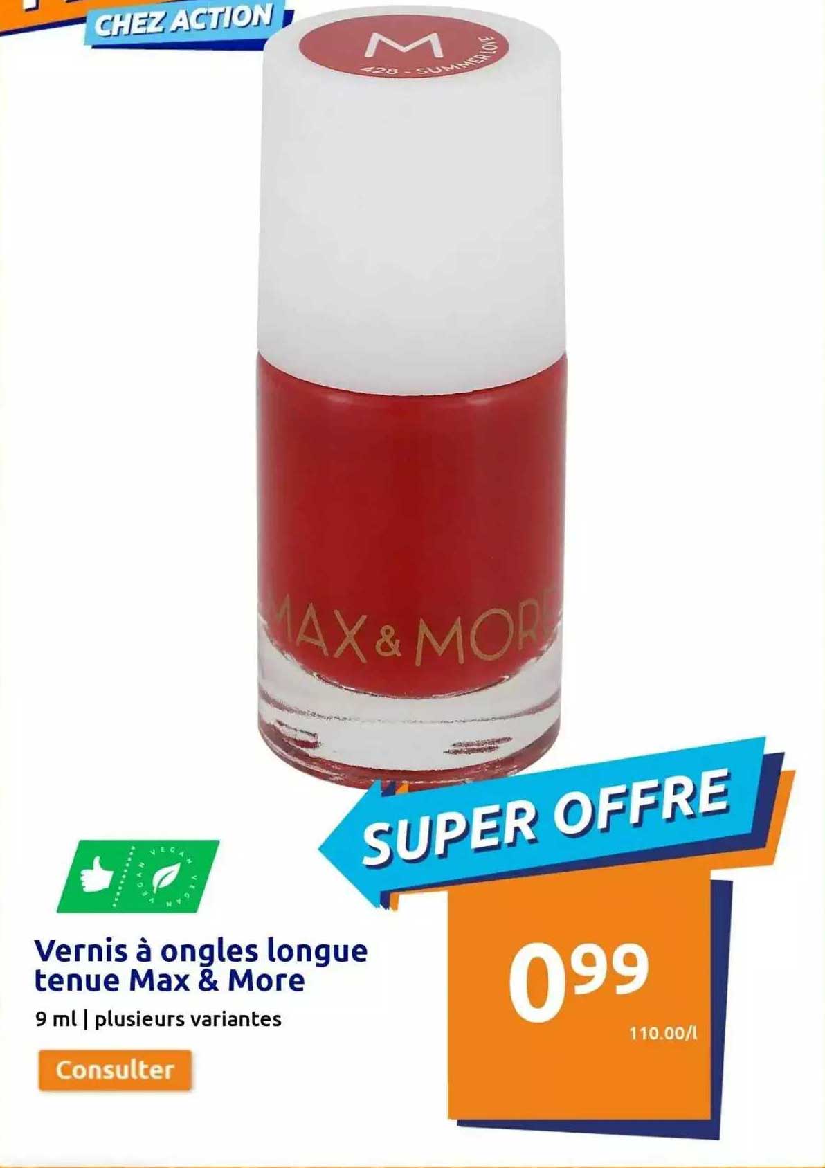 Vernis à Ongles Longue Tenue Max & More