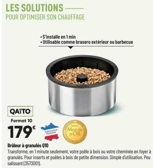 brûleur à granulés q10 qaïto