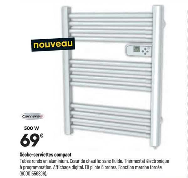 sèche-serviettes compact