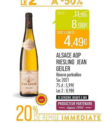 alsace aop riesling jean geiler