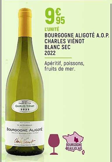bourgogne aligoté a.o.p. charles viénot blanc sec 2022