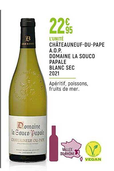 châteauneuf-du-pape a.o.p. domaine la souco papale blanc sec 2021