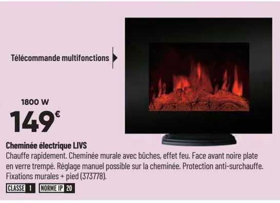 cheminée électrique livs