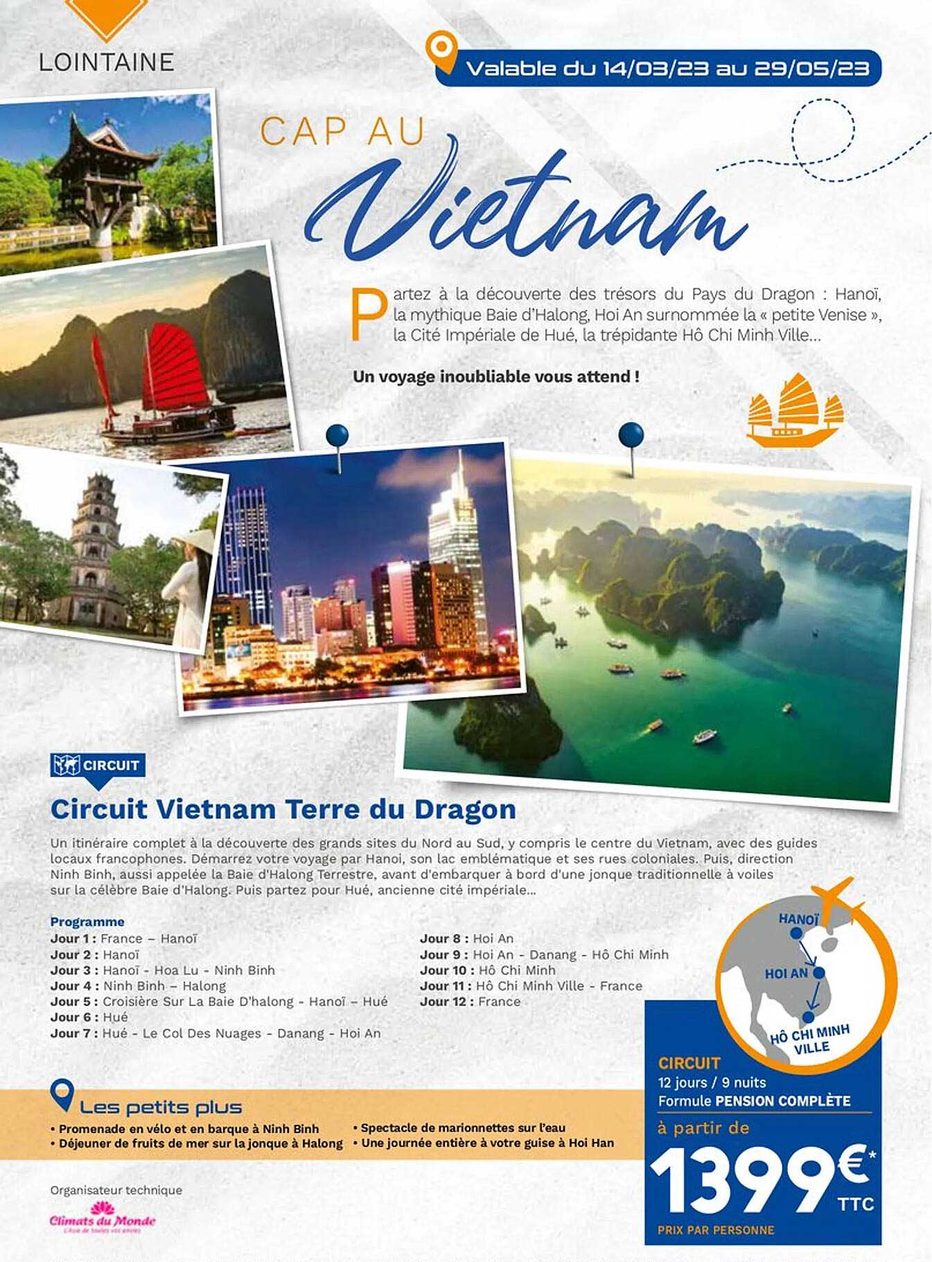 Circuit Vietnam Terre Du Dragon