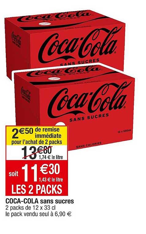 coca-cola sans sucres