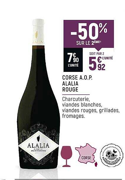 corse a.o.p. alalia rouge