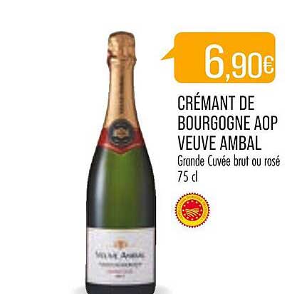 crémant de bourgogne aop veuve ambal