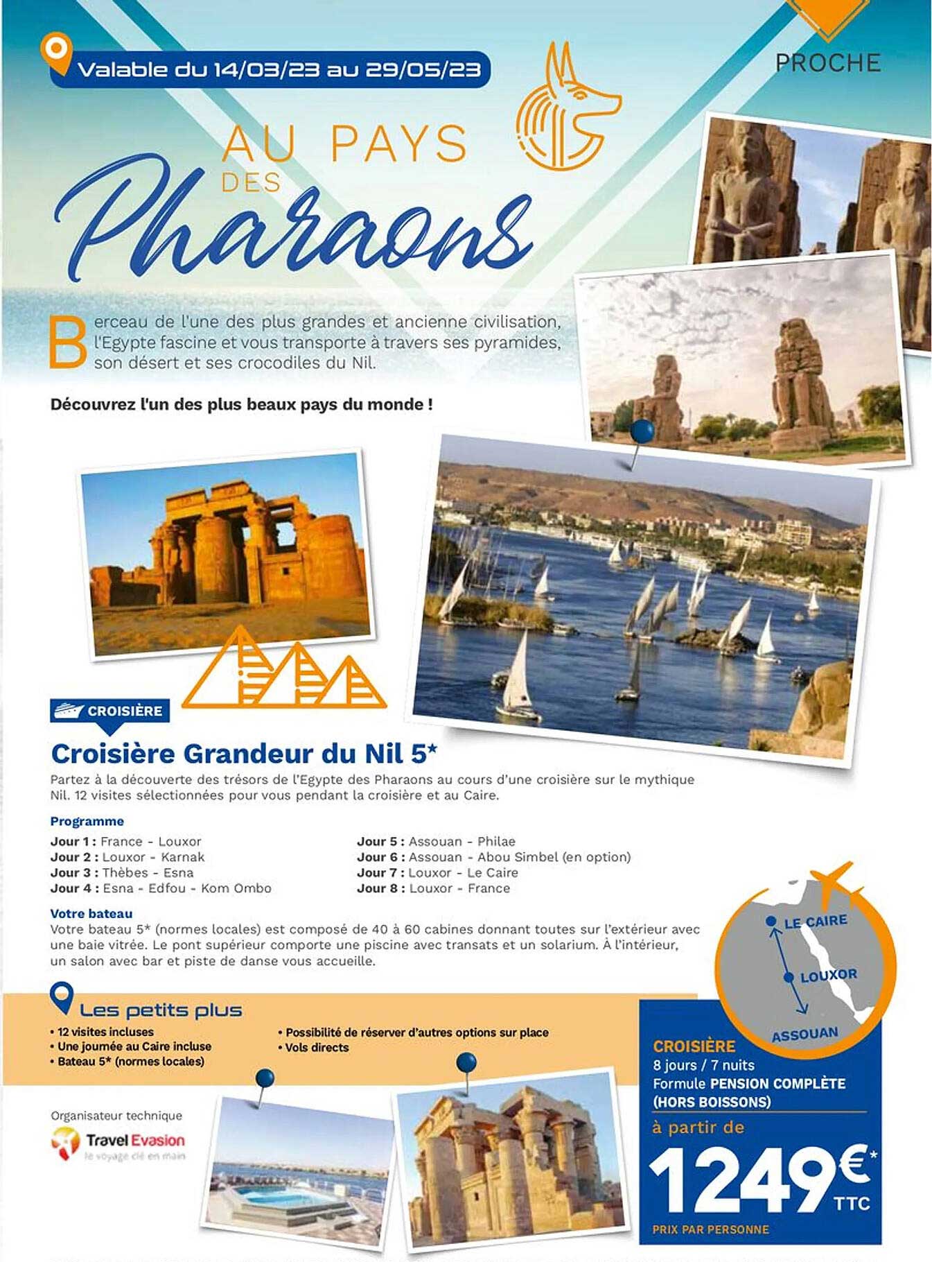 croisière grandeur du nil 5*