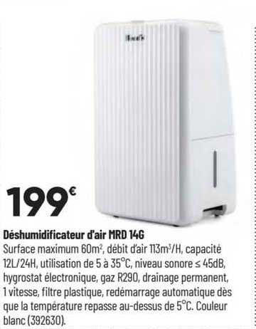 déshumidificateur d'air mrd 146