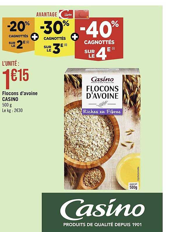 Flocons D'avoine Casino