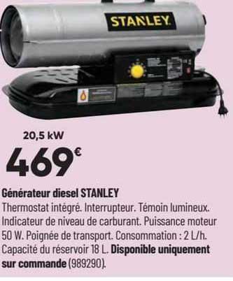 générateur diesel stanley