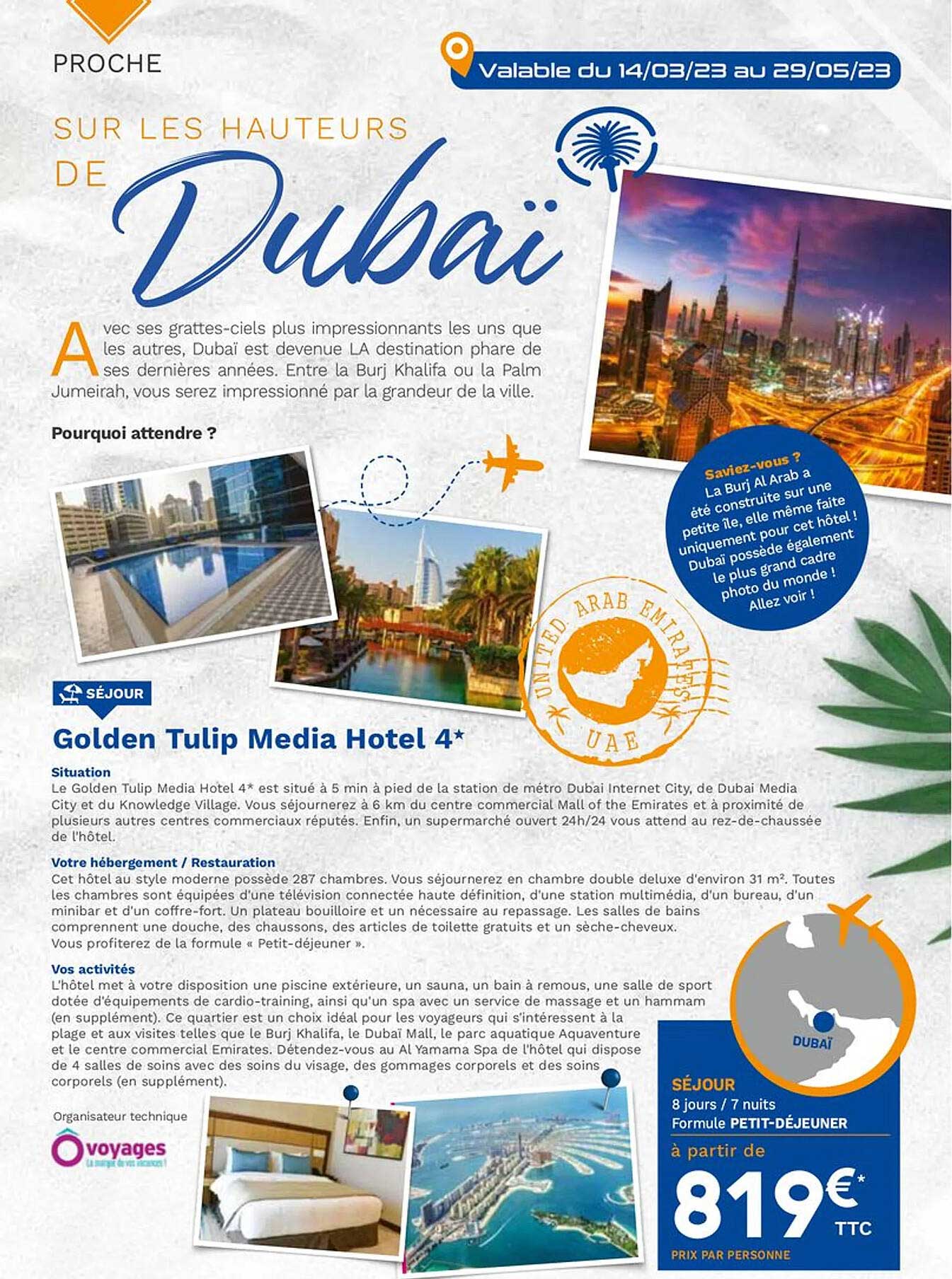 golden tulip media hôtel 4*