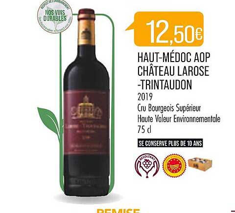haut-médoc aop château larose-trintaudon 2019