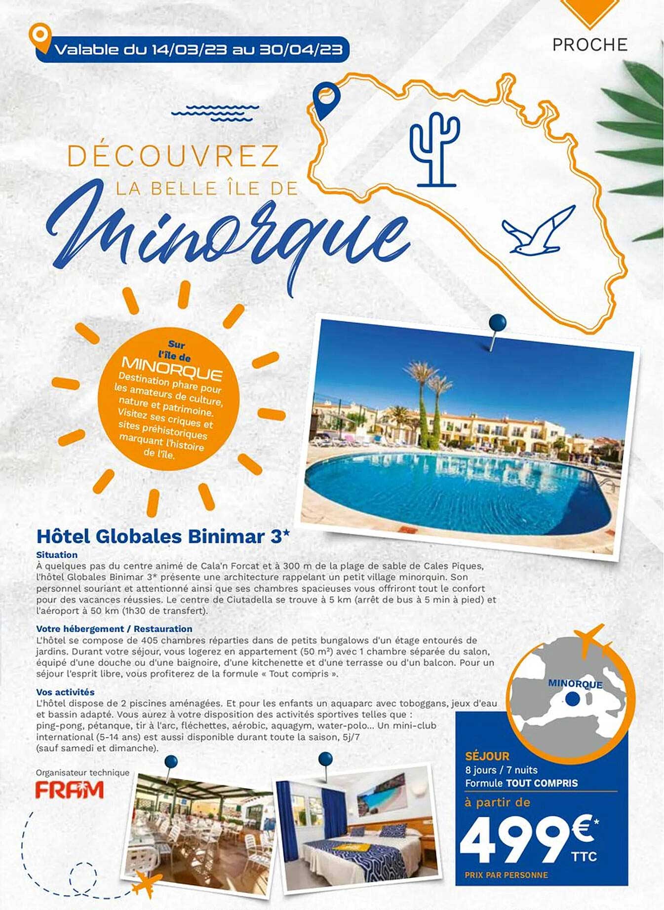 hôtel globales binimar 3*