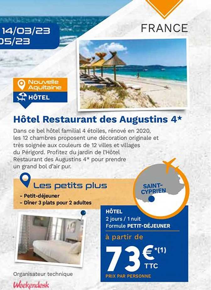 hôtel restaurant des augustins 4*
