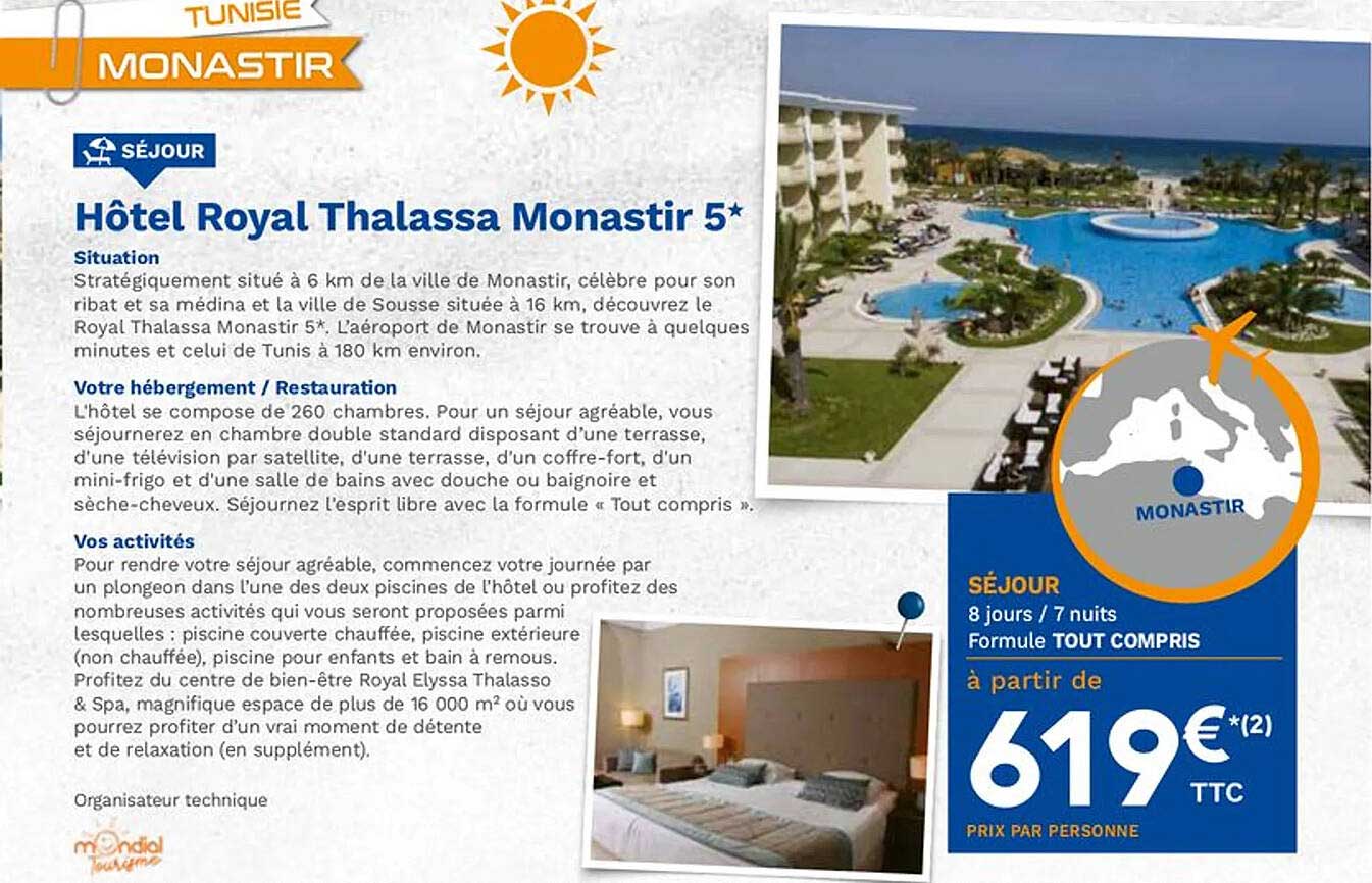 hôtel royal thalassa monastir 5*