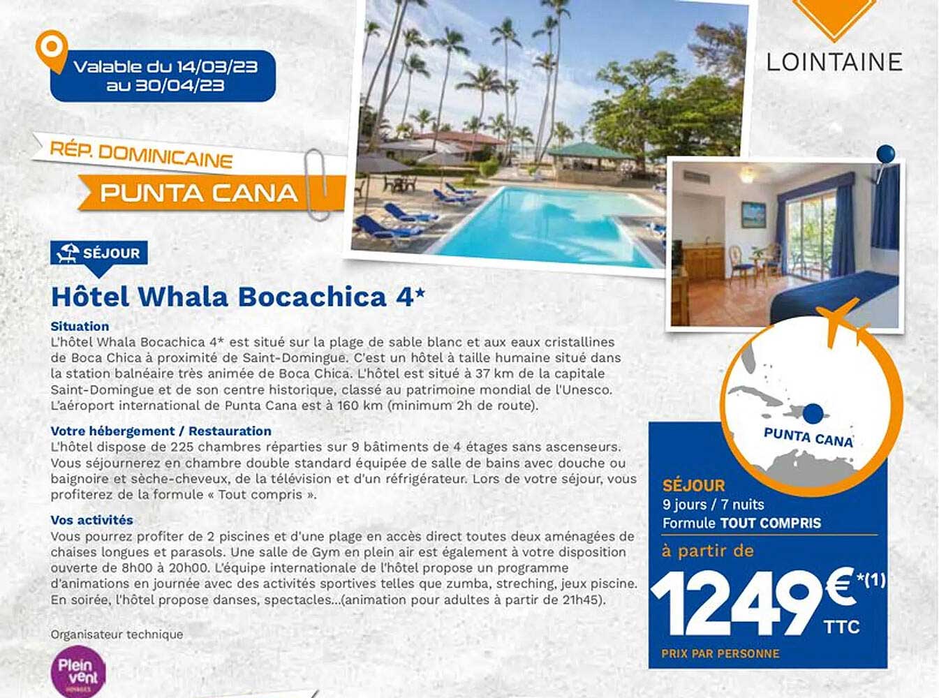 hôtel whala bocachica 4*