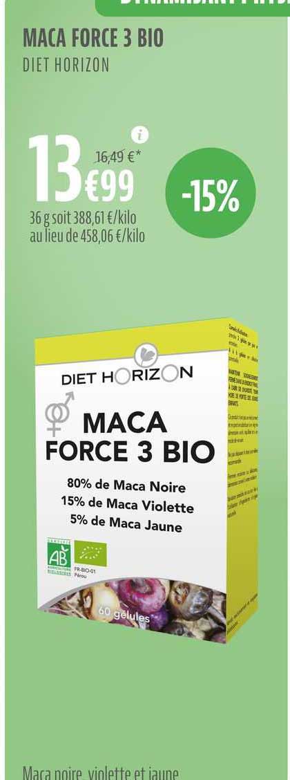 maca force 3 bio diet horizon