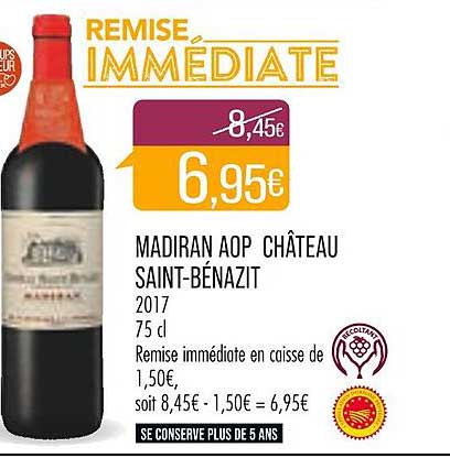 madiran aop château saint-bénazit 2017