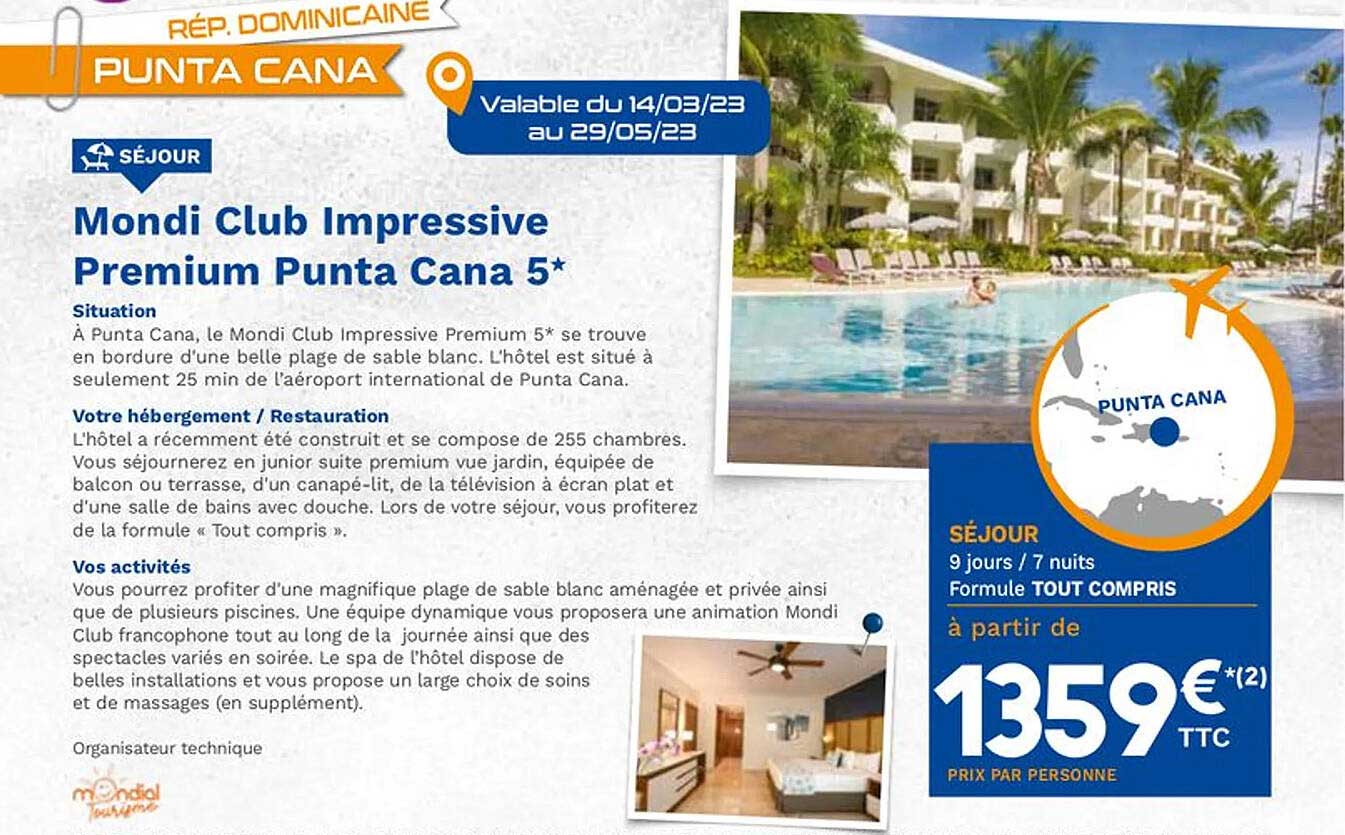 mondi club impressive premium punta cana 5*