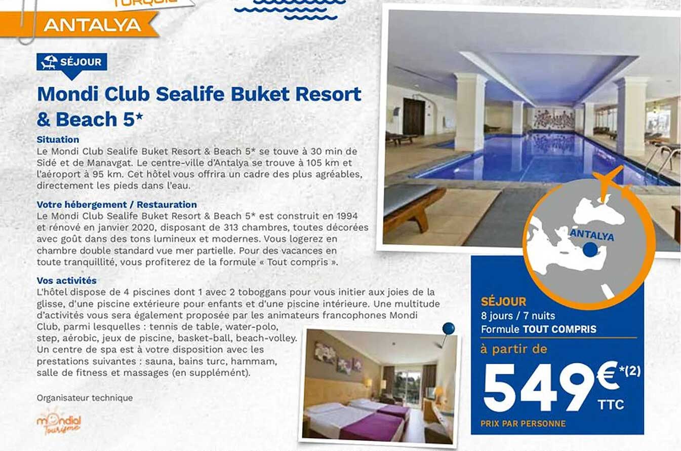 mondi club sealife buket resort & beach 5*