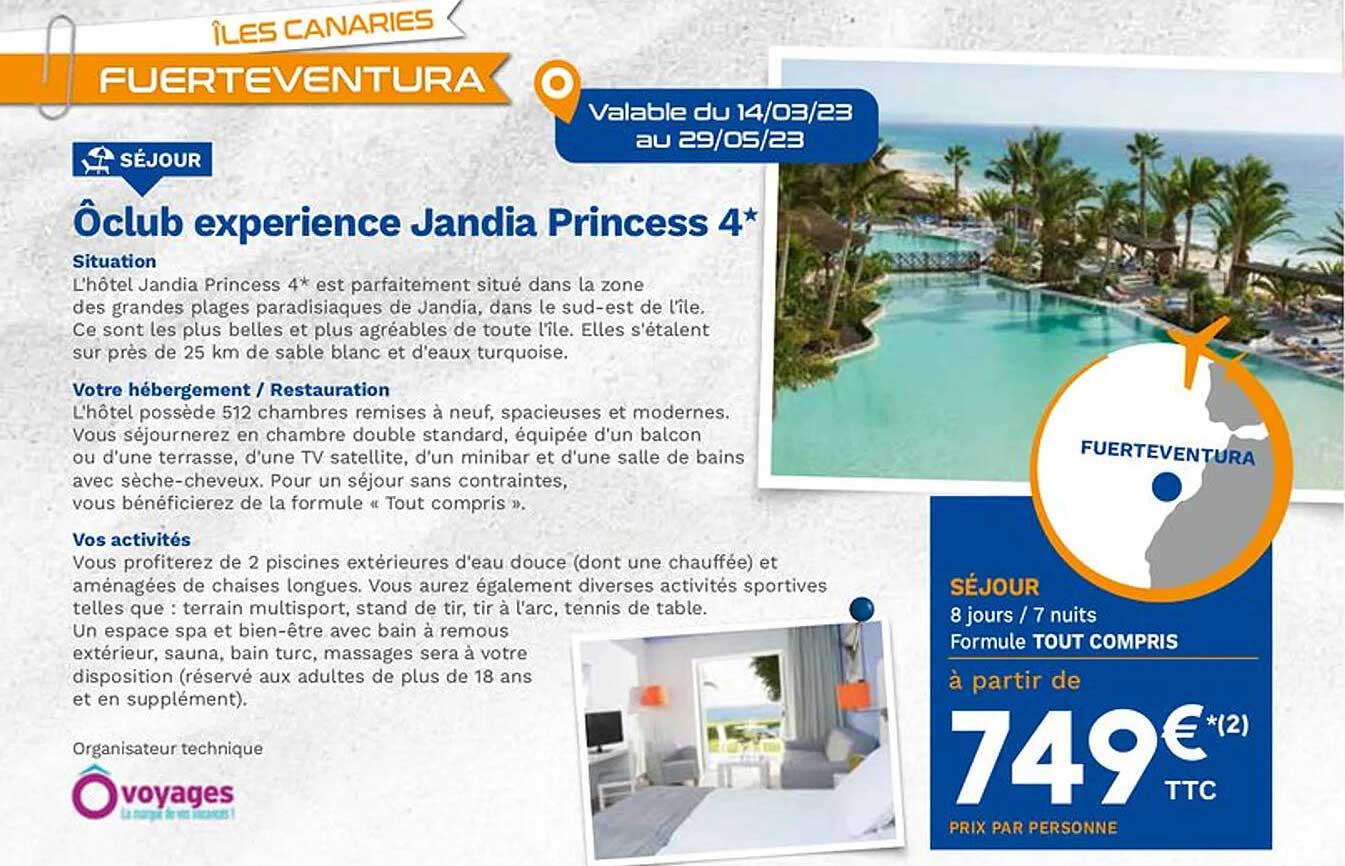 ôclub expérience jandia princess 4*